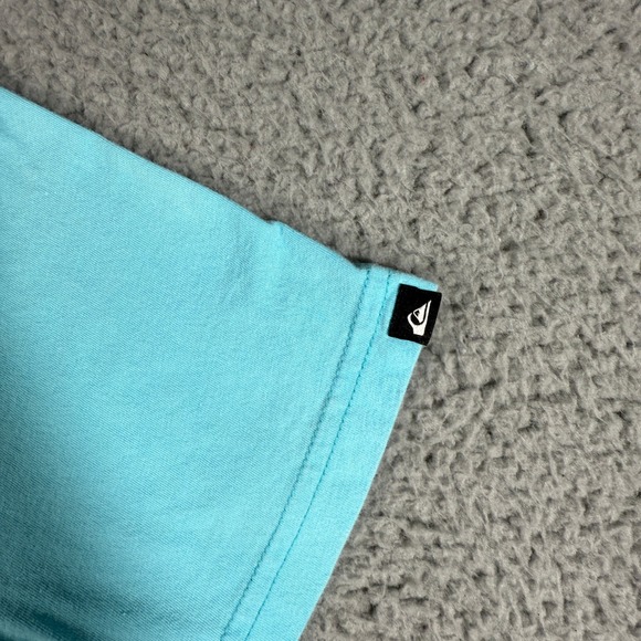 Quicksilver T-Shirt Youth Large Blue Classic Logo Surf Supply Skate - Picture 3 of 10